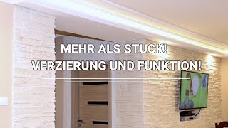 Komplettsystem an Styroporstuck und LED Stuckleisten für InnenIde