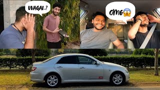 SURPRISNG FRIENDS WITH MY NEW CAR 😂😂