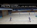 yonexcup2020国際ソフトテニス札幌大会 女子予選リーグd徳川・黑木vs林田・𠮷田