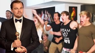 Crazy Fan's REACTS To Leonardo DiCaprio’s Win - Oscar 2016