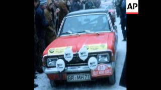 SYND 21/01/1972 MONTE CARLO COMPETITORS SET-OFF FOR RALLY