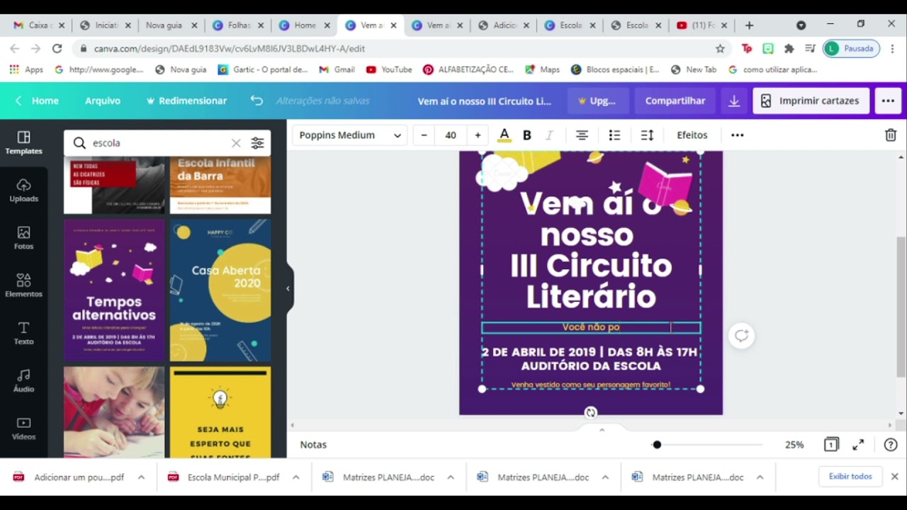 Como Fazer Um Cartaz No Canva - YouTube