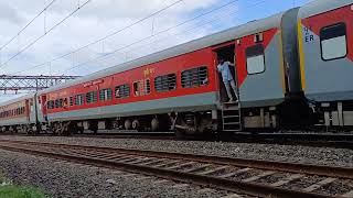 Dn Howrah- Radhikapur Kulik Express train is moving towards destination # Video # E.R.