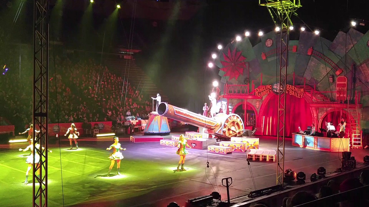 Ringling Bros Circus Human Cannonball - Final Days! - YouTube