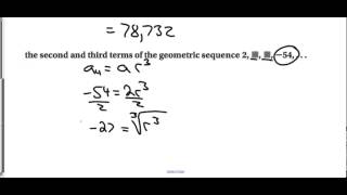 9-3 Geometric Sequences