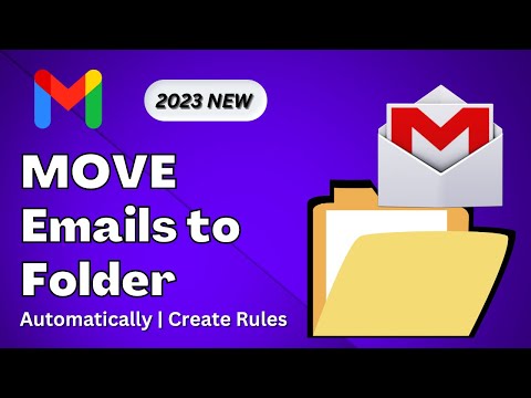 Gmail Move Emails to Folder Automatically (2023) Create a Rule in Gmail