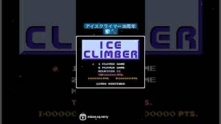 #アイスクライマー39周年 1985年の発売から39年🧊おめでとう❄️実は父と初めてファミコン買いに行って選んだのはこのゲーム🧊しかし結局その日は買わなかった💦もし買ってたらデビュー作品になっていた😉