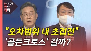 [뉴있저] 이재명 '골든크로스'?...윤석열, '이준석 리스크' 해법은? / YTN