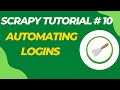 Automating your Logins - Scrapy Tutorial Series#10