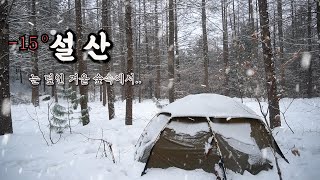 Snow mountain covered with frozen snow! a winter night with the snow falling all night