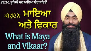 ਮਾਇਆ ਤੇ ਵਿਕਾਰ ਕੀ ਹੁੰਦੇ ਨੇ? What is Maaya and Vikaar? : Inderjit Singh Goraya (Pathankot)