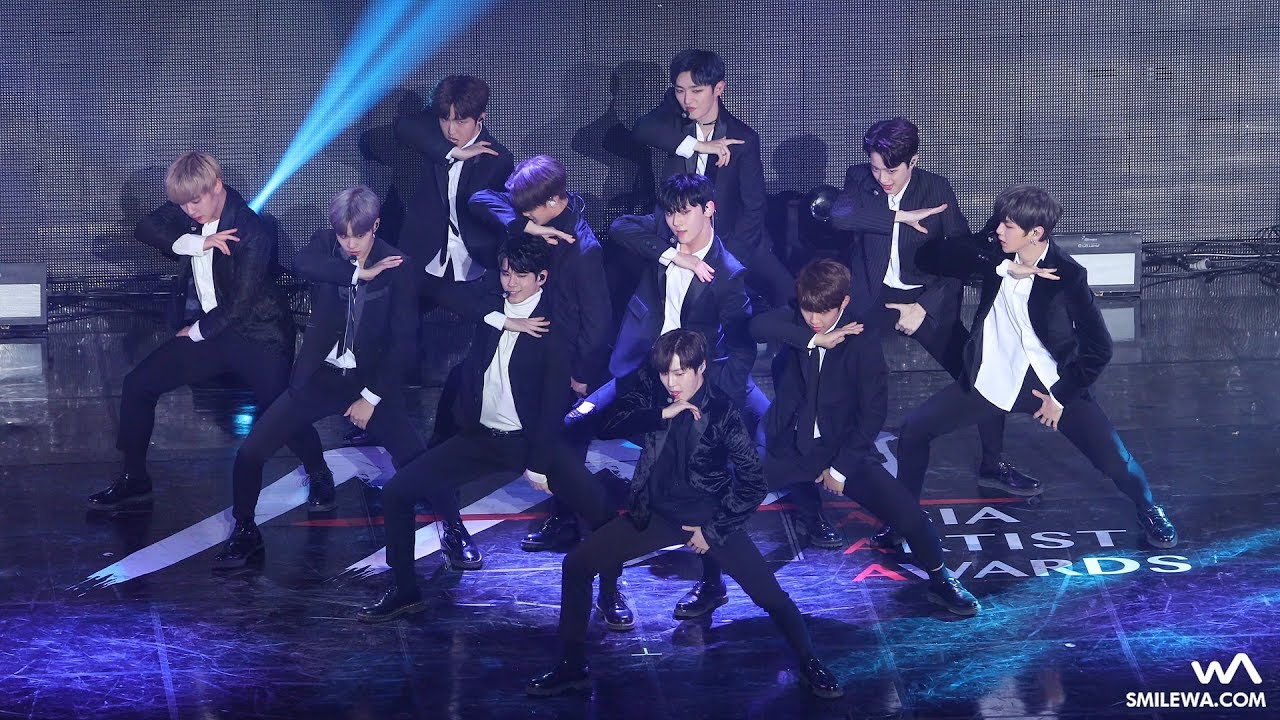 171115 Wanna One (워너원) '에너제틱 + 활활' 4K 직캠 @아시아 아티스트 어워즈 (AAA) 4K Fancam ...