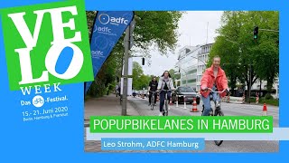 VELOWeek 2020: PopUpBikeLanes in Hamburg