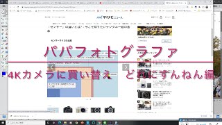 動画を撮りながらの静止画撮影はもうやめる②!?4K動画撮影ができる一眼カメラ、結局どれにする？フルサイズ？APS-C？4/3？パパフォトグラファ