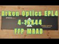 Arken Optics EPL4 4-14X44 FFP MRAD