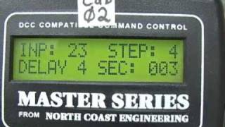 804 OVERVIEW: Automatic DCC Train Control Demo (N,S Ga., LGB) Using NCE Mini-Panel