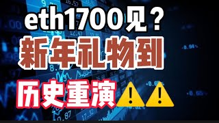 2023年1月16日｜比特币行情分析：eth1700见？新年礼物到，历史重演⚠️⚠️