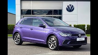 Brand New Volkswagen Polo Life 1.0 80PS in Vibrant Violet Metallic - Wrexham Volkswagen