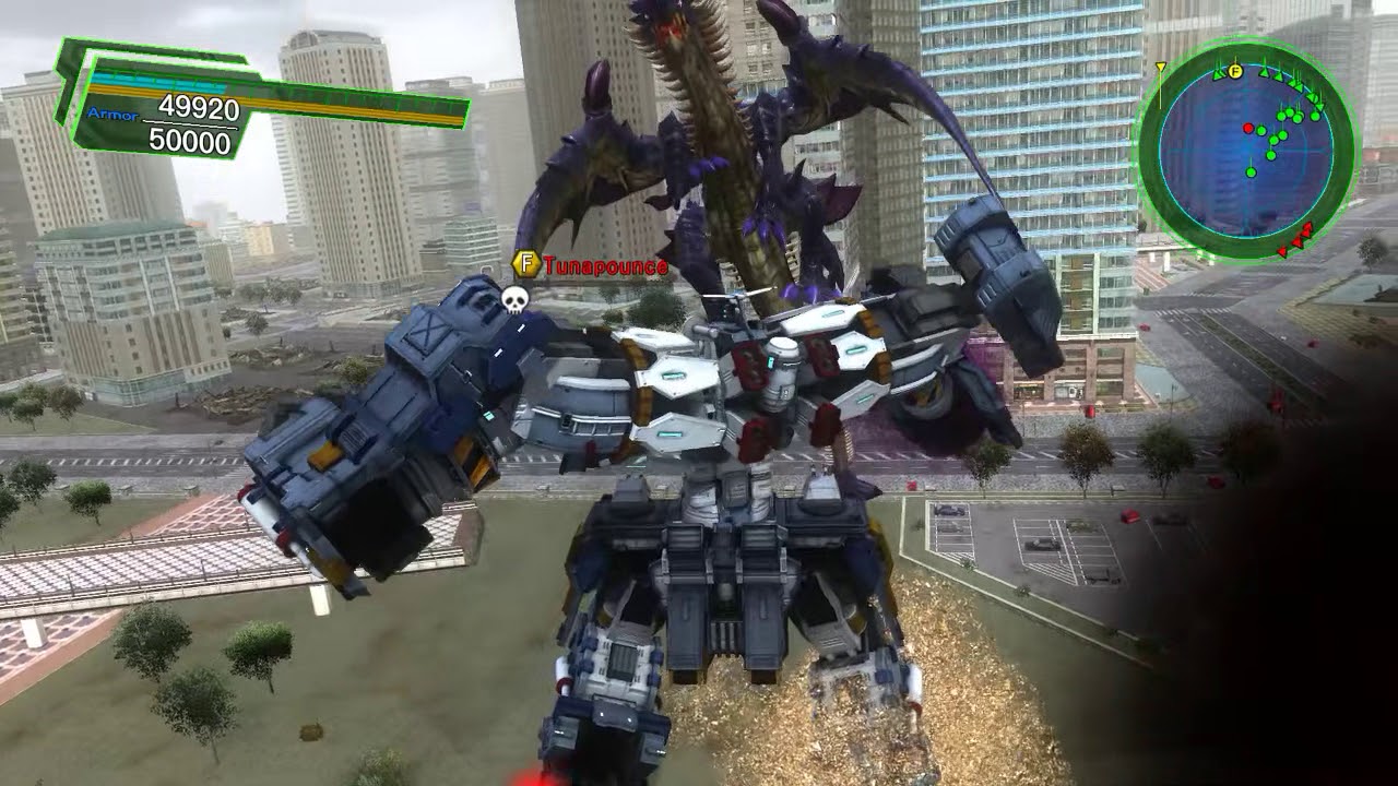 Earth Defense Force 4 1 - Walking Fortress Balam VS. Greater Wild ...