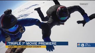 Triple 7 movie debuts at Tampa Theatre, filmed by locals
