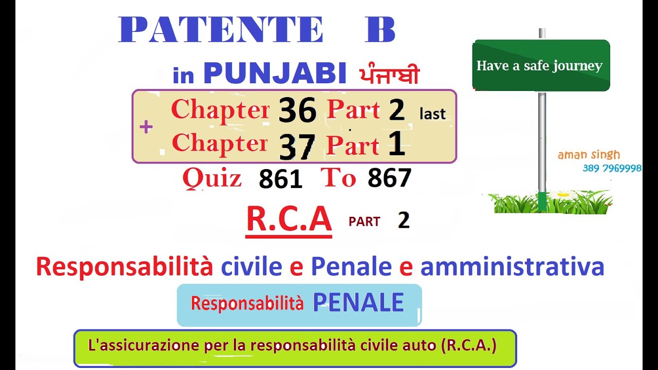 Patente B Punjabi Chapter 36 Part 2 + Chapter 37 Part 1 ...