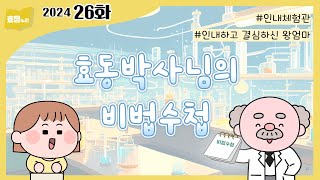 26화 효동박사님의 '비법수첩'｜효정누리