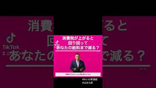 #消費税 が上がるとあなたの給料まで減る？#れいわ新選組 #山本太郎