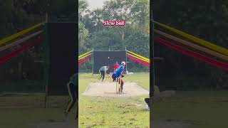 ব্যাটার জখন স্লোয়ার বল খেলতে পরাস্ত #cricketshorts #slowed #teptenis