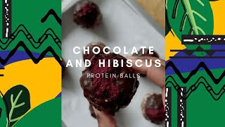 Yummy Chocolate And Hibiscus Protein Snack