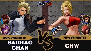 KOF XV⭐SAIDIAOCHAN (Mature/Vice/Athena) vs CHW (Robert/Blue Mary/Iori)⭐Ranked Match - 02/25