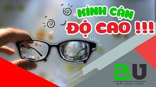 Kính cận siêu mỏng 10 độ - Làm kính cận mỏng chỉ trong 3 giờ