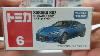 (絶版）トミカ　NO.6スバルBRZ