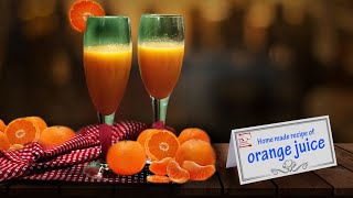 Homemade Fresh Orange Juice | কমলার জুস | How To Make Orange Juice | কমলার জুস বানানোর সহজ পদ্ধতি