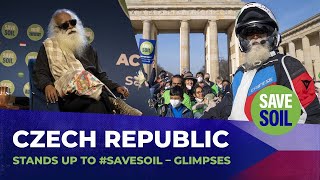 Czech Republic Stands Up to SaveSoil – Glimpses - Isha Yoga - Sadhguru