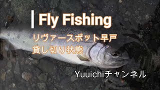 貸し切り状態のリヴァースポット早戸　　6月