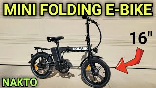 Nakto Skylark Folding Electric Bike : Unboxing , Assembly  + Speed Testing