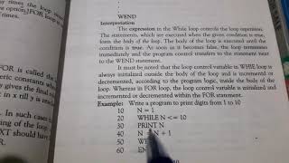 while wend Loop CS10 3.10