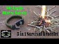 Wish Review- 5 in 1 Survival Bracelet