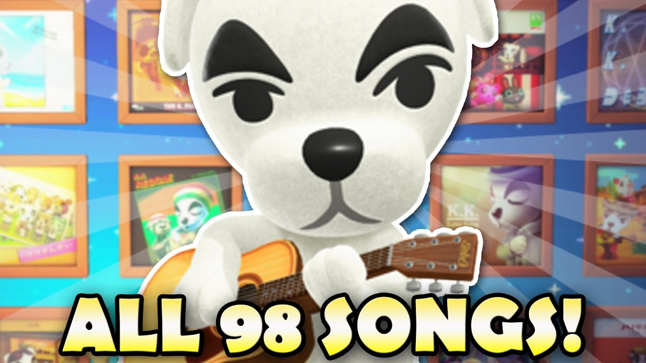 🎸 K.K. Slider Sings ALL 98 SONGS In Animal Crossing New Horizons ...