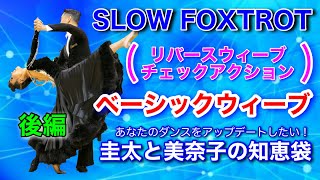 【社交ダンス】リバースウィーブからベーシックウィーブ SLOW  FOXTROT 圭太と美奈子の知恵袋