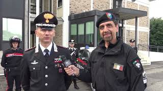 Valerio Staffelli inviato speciale con i Carabinieri del Nucleo Radiomobile di Vicenza