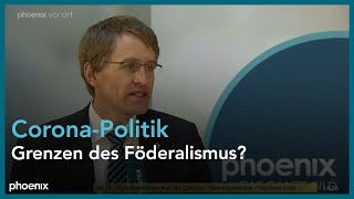 Interview mit Daniel Günther zum Föderalismus in Pandemie-Zeiten am 12.02.21