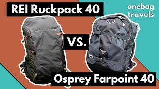 REI Ruckpack 40 vs Osprey Farpoint 40