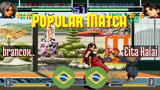 FT10 @kof2002: brancox.. (BR) vs Eita Kalai (BR) [King of Fighters 2002 Fightcade] May 5