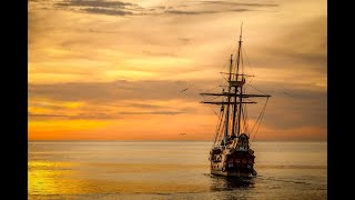 Relaxing Ship in Waves | Ocean Soundscape for Sleep
