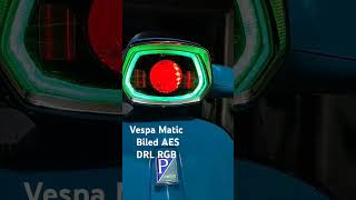 Biled Vespa Matic Sprint AES TURBO DRL RGB Aplikasi #biled #biledvespamatic #biledvespaRGB