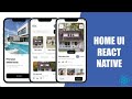 APP UI Design in React Native | Real Estate APP
