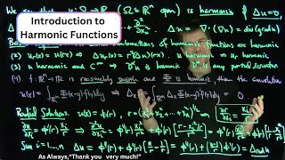 An Introduction to Harmonic Functions