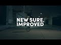 new sure with motionsense™. protection improved.