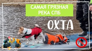 Самая грязная река СПб \\ Река Охта \\ Strong Dog Sup